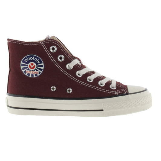 Victoria TRIBU BRILLO BOOT CANVAS BURGUNDY