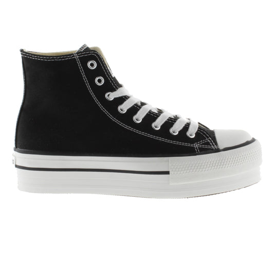 Victoria TRIBU DOBLE BOTIN LONA NEGRO