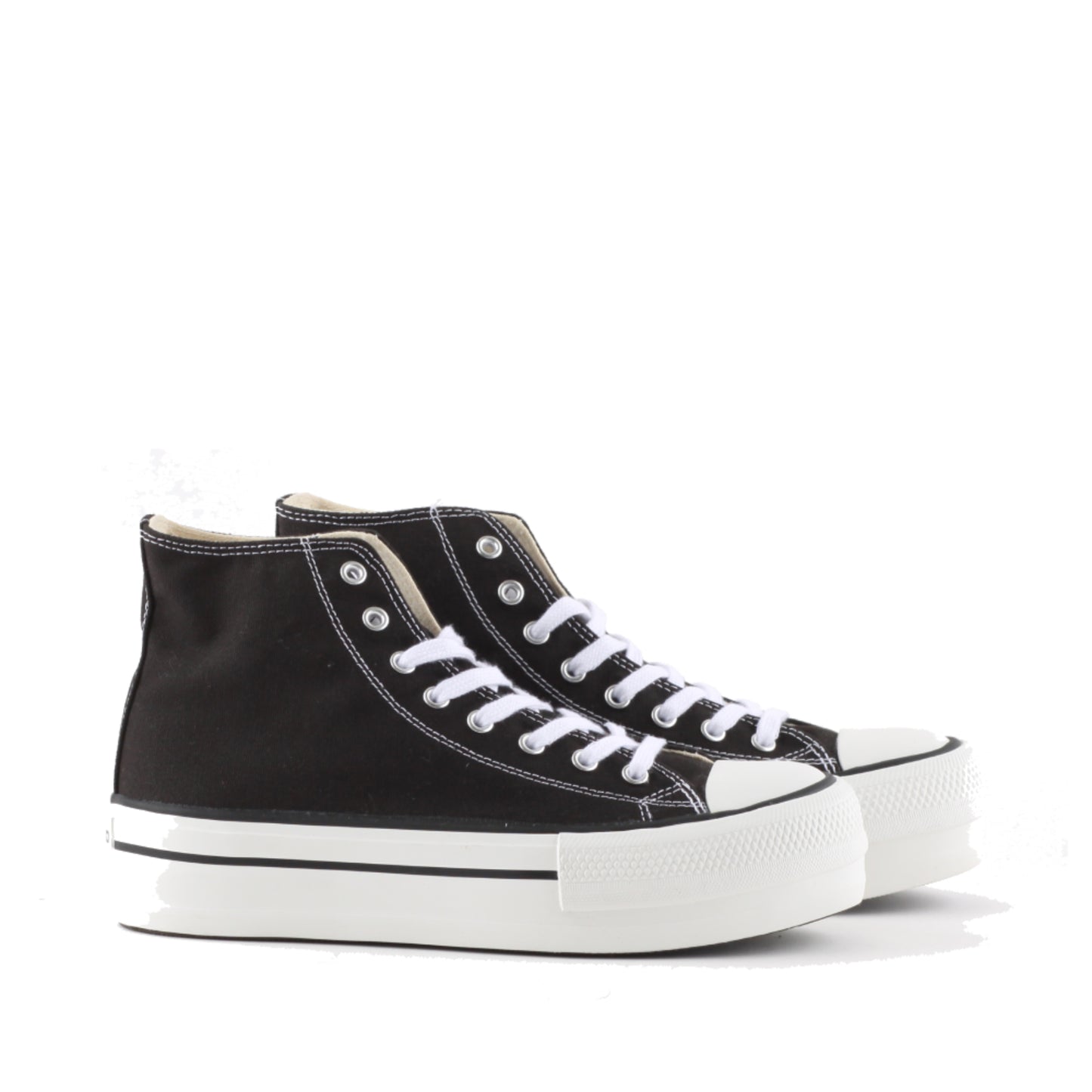 Victoria TRIBU DOBLE BOTIN LONA NEGRO