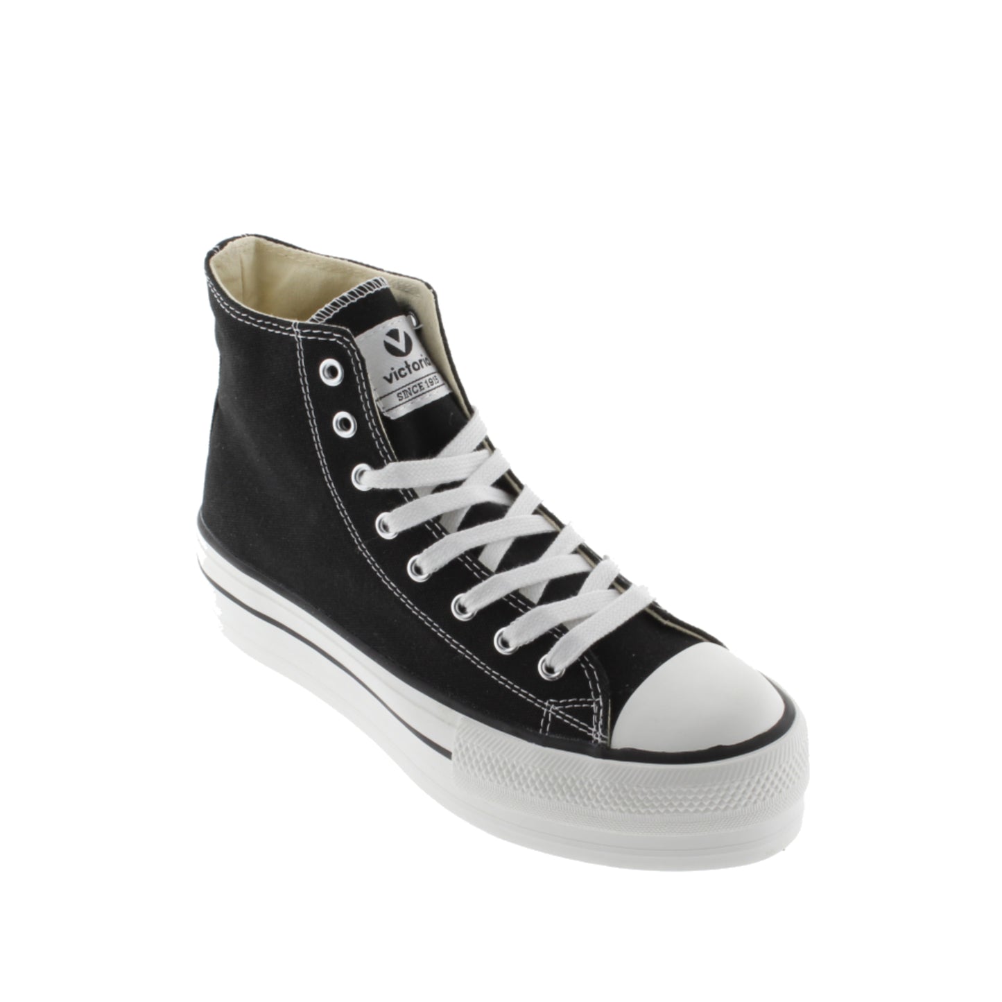 Victoria TRIBU DOBLE BOTIN LONA NEGRO