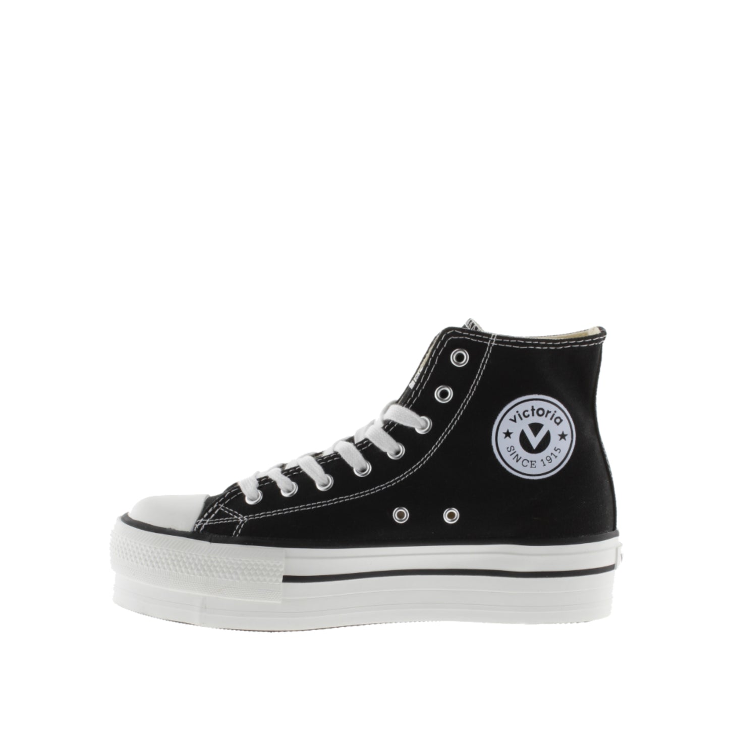 Victoria TRIBU DOBLE BOTIN LONA NEGRO