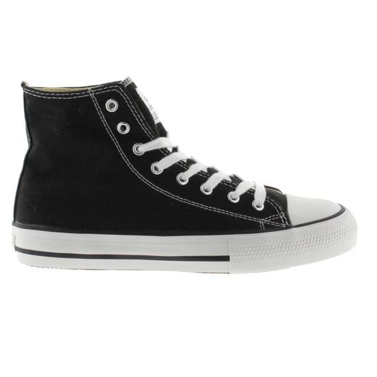 BOTTE EN TOILE NOIRE Victoria TRIBU