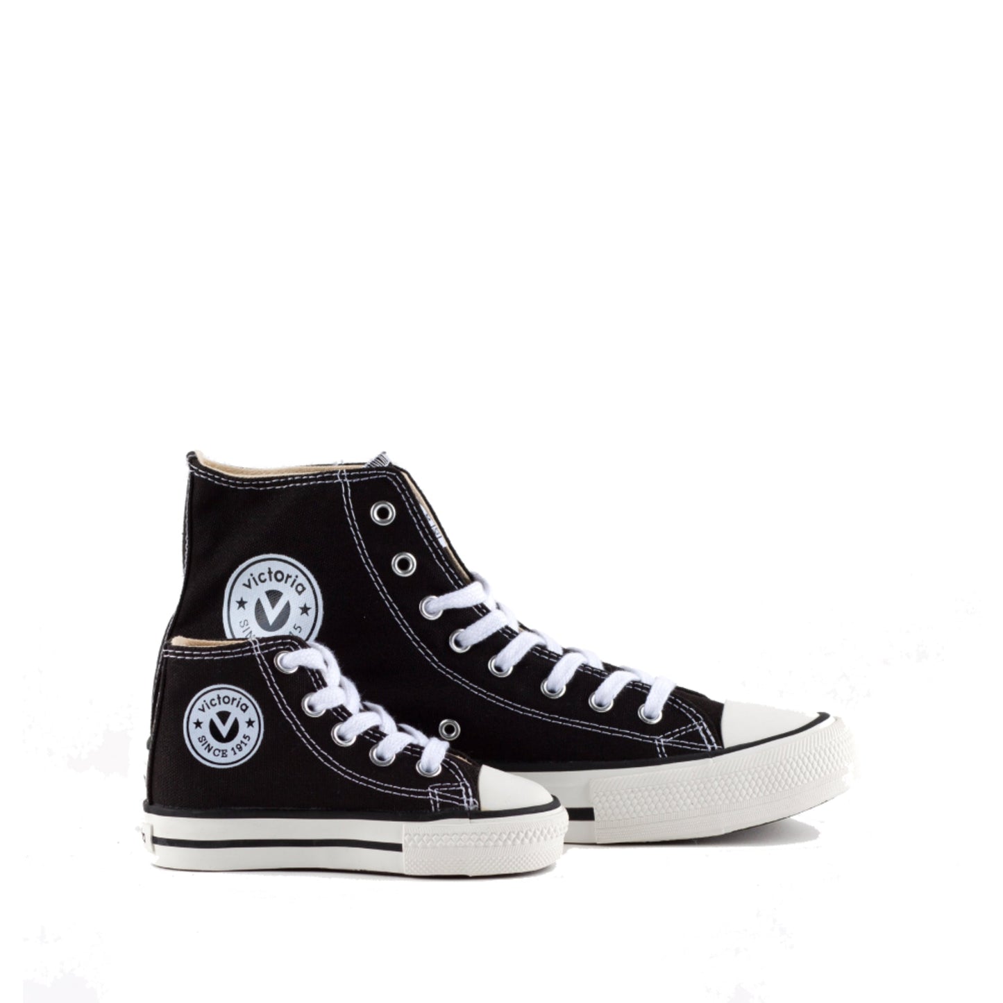 BOTTE EN TOILE NOIRE Victoria TRIBU