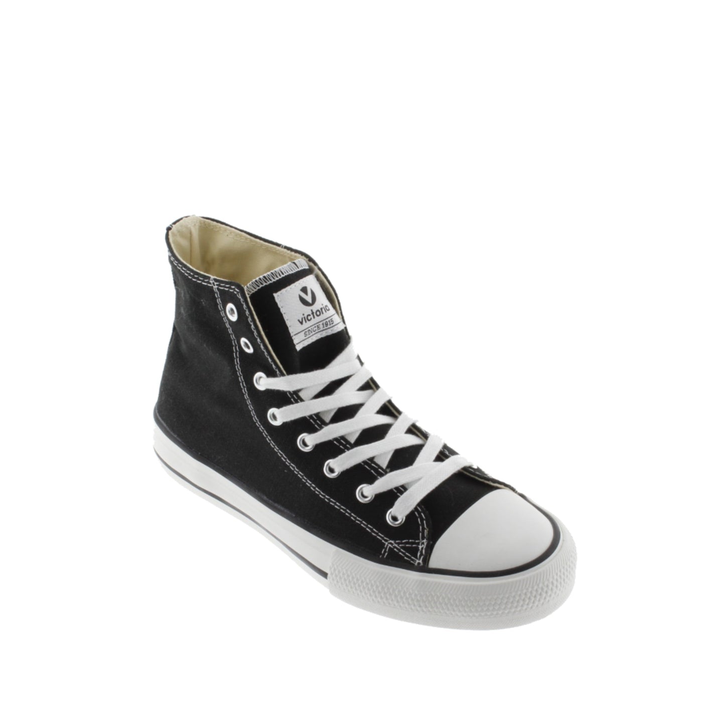 BOTTE EN TOILE NOIRE Victoria TRIBU