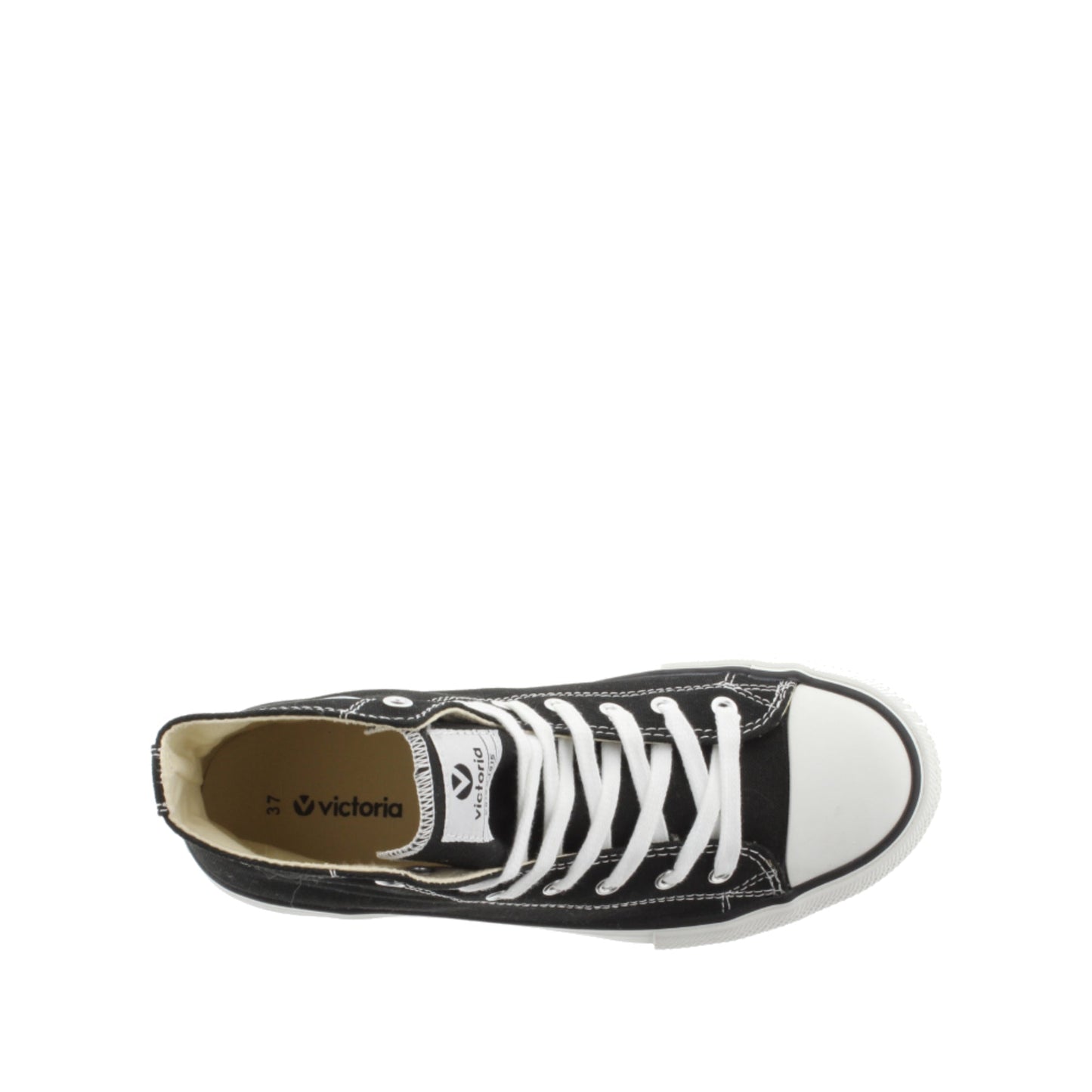BOTTE EN TOILE NOIRE Victoria TRIBU