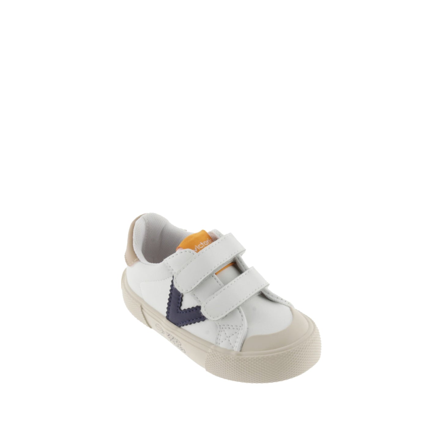 Victoria TRIBU NAVY LEATHER EFFECT STRIPS