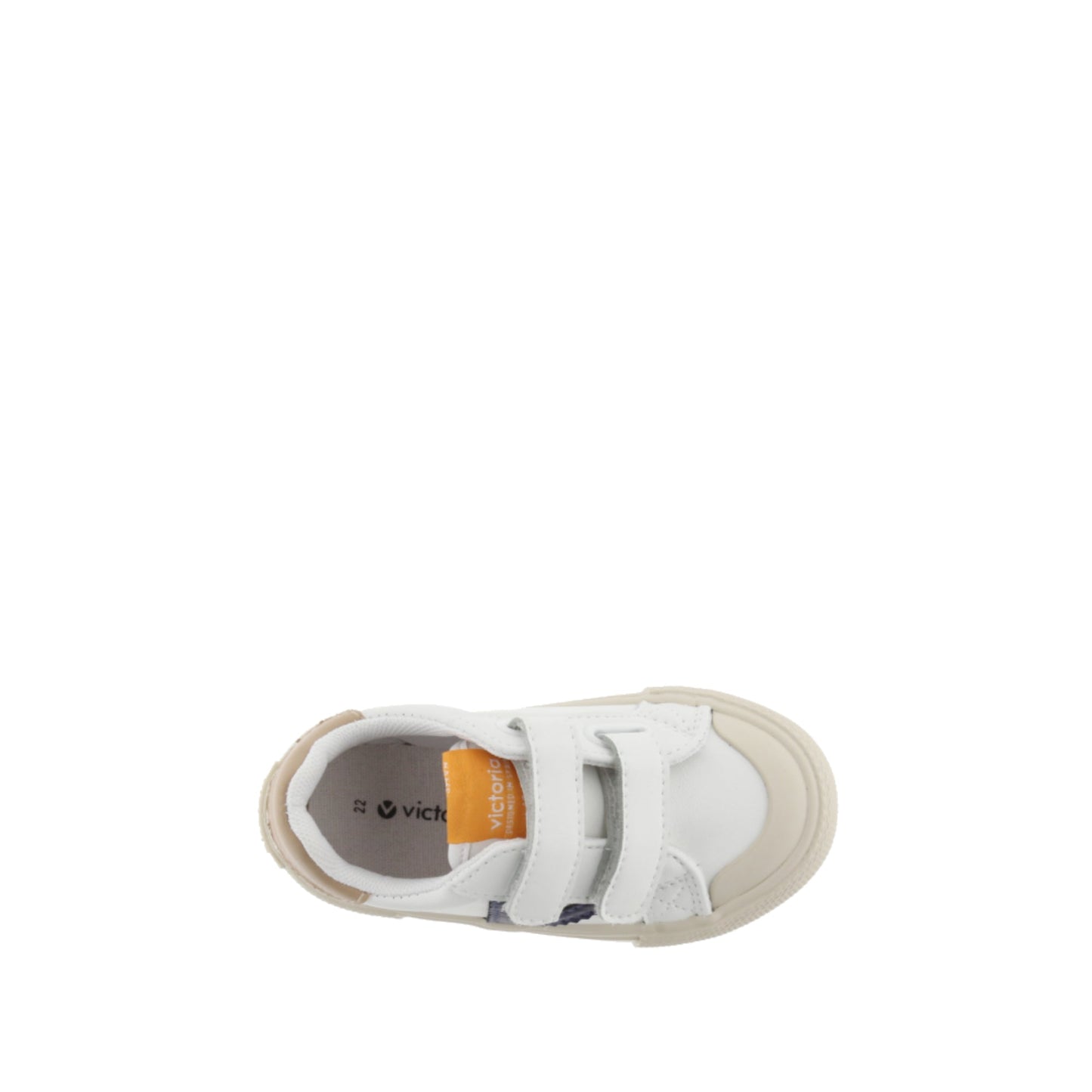 Victoria TRIBU NAVY LEATHER EFFECT STRIPS