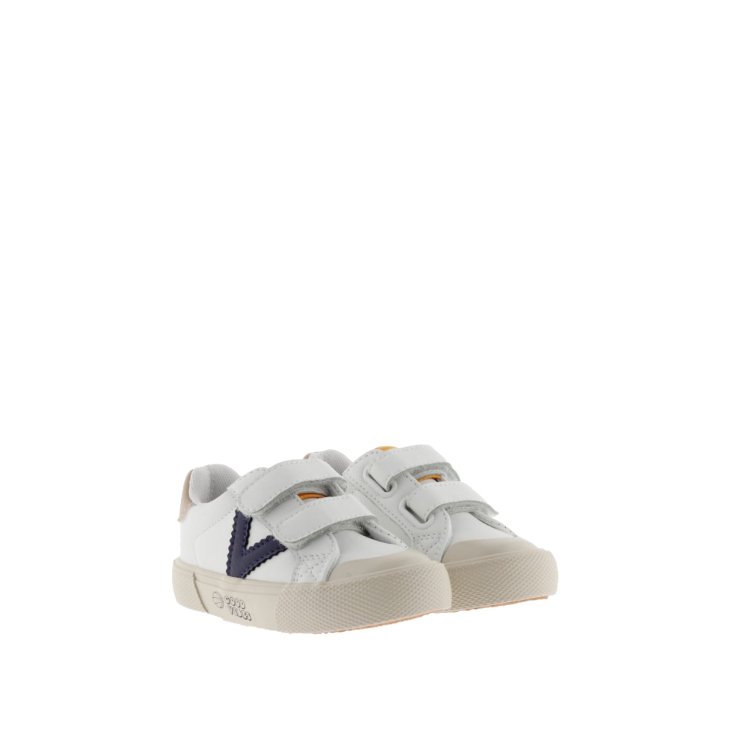 Victoria TRIBU NAVY LEATHER EFFECT STRIPS