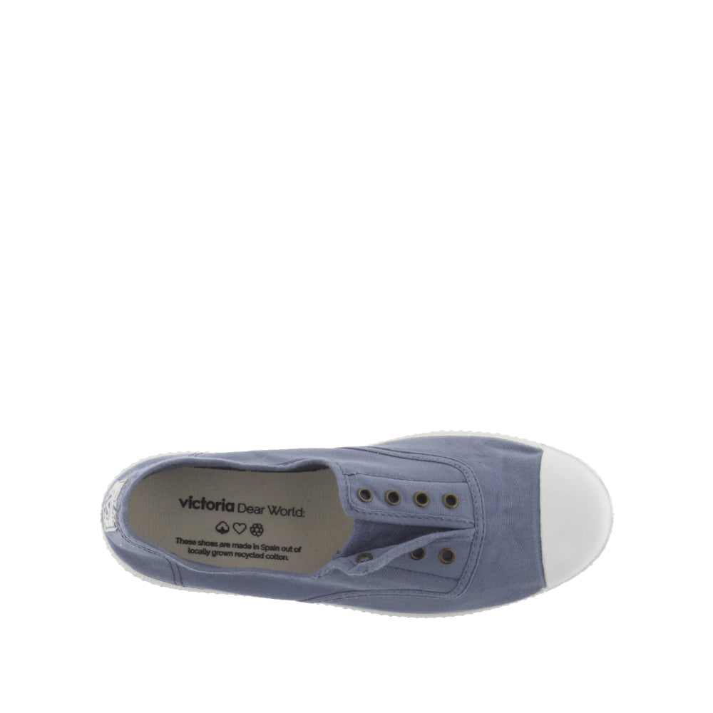 Victoria 1915 ENGLISH ELASTIC TEINTED CANVAS DREC BLUE