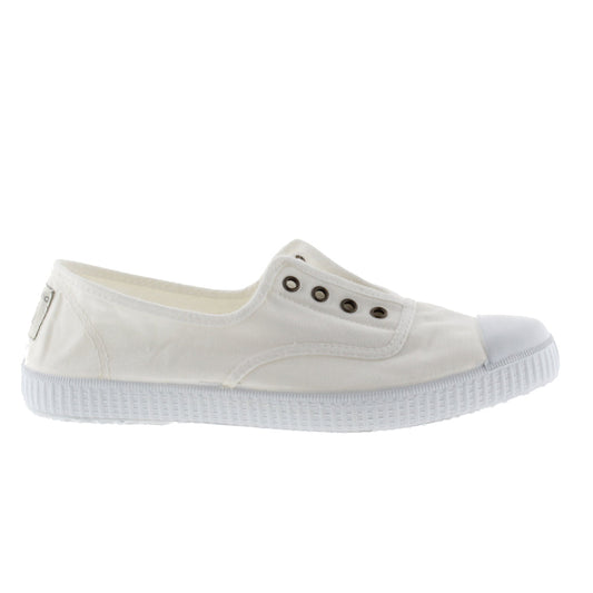 Victoria 1915 ENGLISH ELASTIC TEINTED CANVAS DREC WHITE