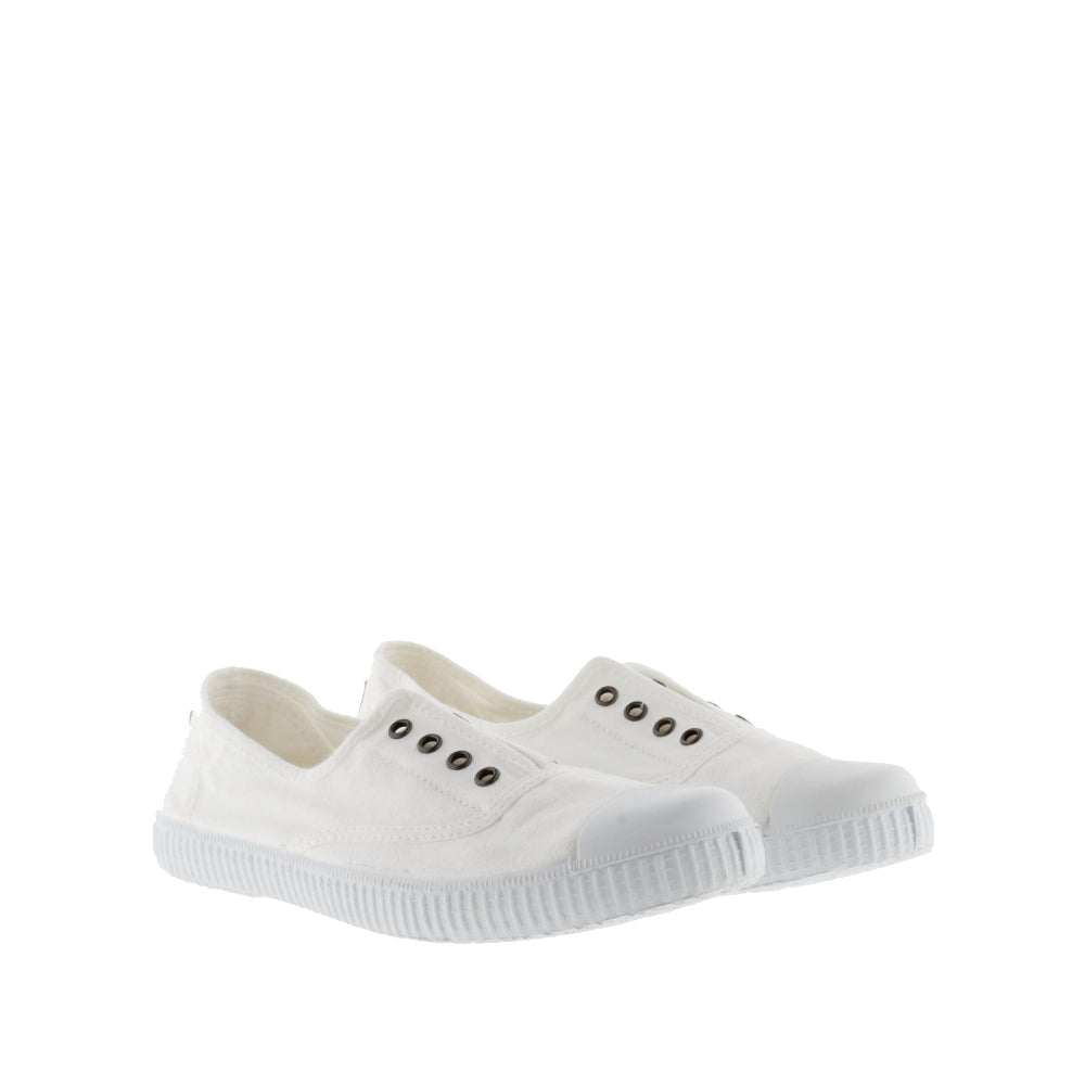 Victoria 1915 ENGLISH ELASTIC TEINTED CANVAS DREC WHITE
