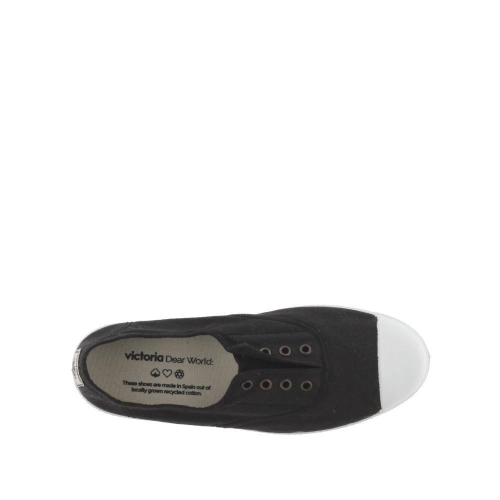 Victoria 1915 ENGLISH ELASTIC TEINTED CANVAS DREC BLACK
