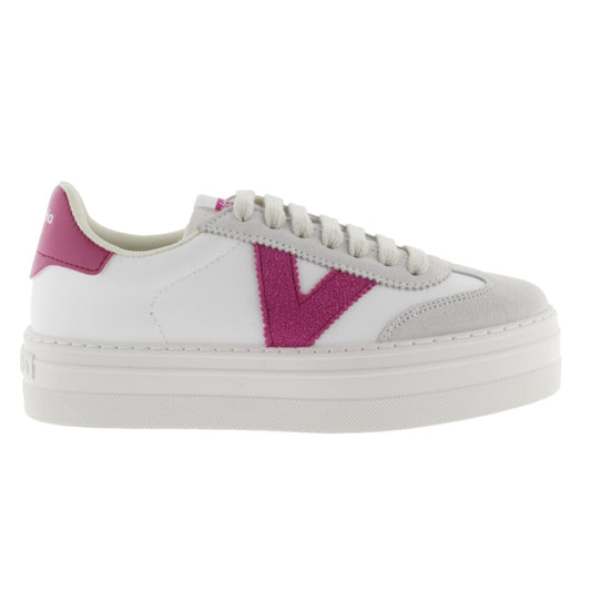 Victoria BARCELONA CICLISTA EFECTO PIEL & SERRAJE FUCSIA
