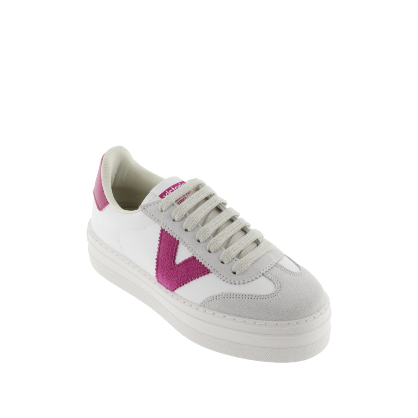 Victoria BARCELONA CICLISTA EFECTO PIEL & SERRAJE FUCSIA