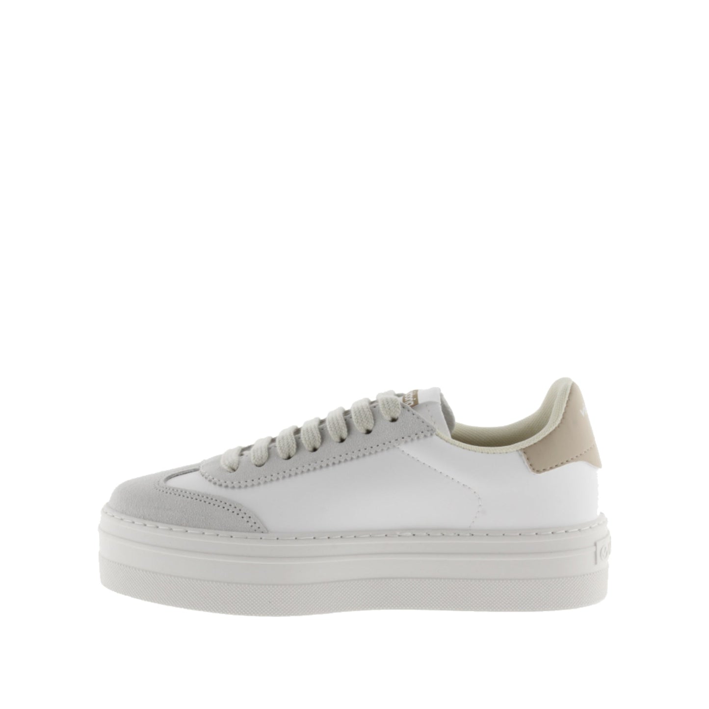 Victoria Barcelona Cyclist Leather Effect &amp; Ice Suede