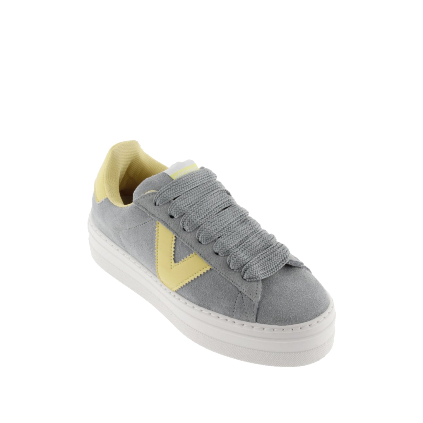Victoria Barcelona Blue Contrast Suede Sneaker
