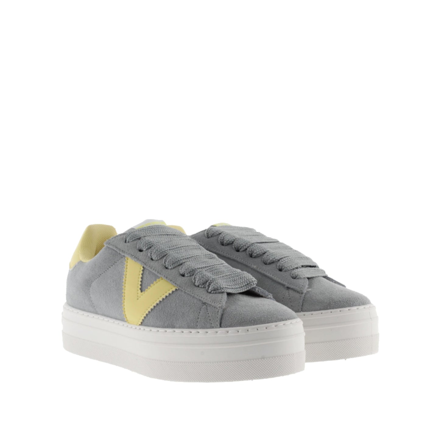 Victoria Barcelona Blue Contrast Suede Sneaker
