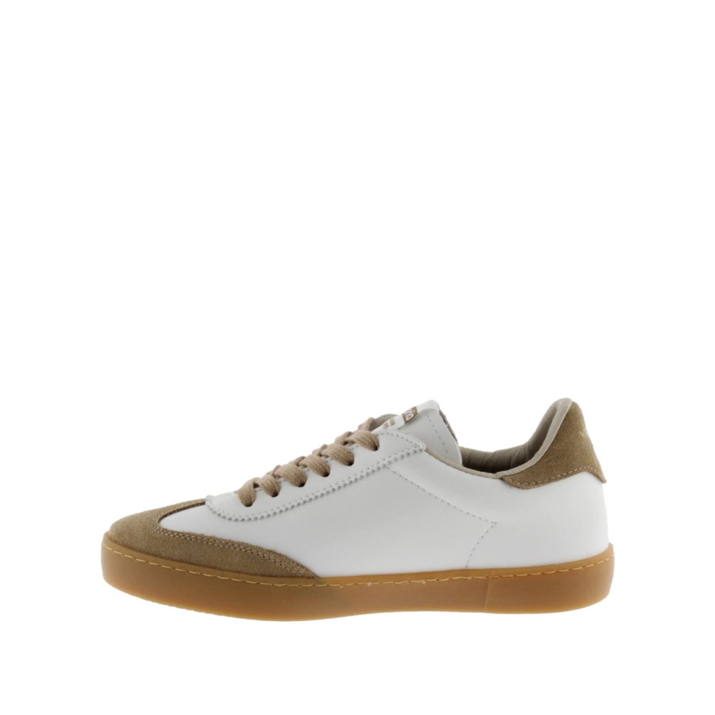 Victoria Berlin Cyclist Leather Effect &amp; Beige Split Leather