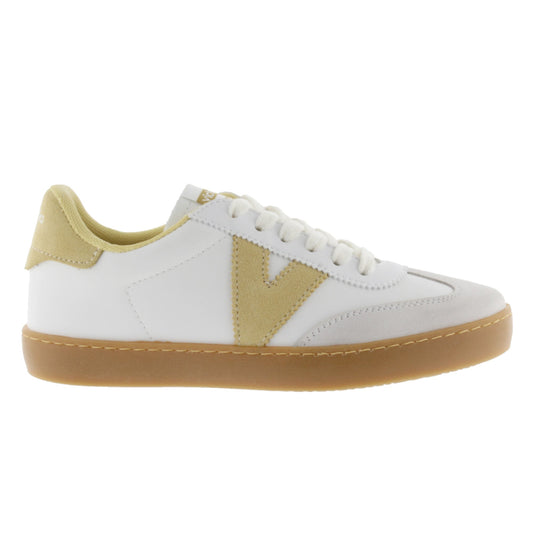 Victoria Berlin Cyclist Leather Effect &amp; Wheat Suede