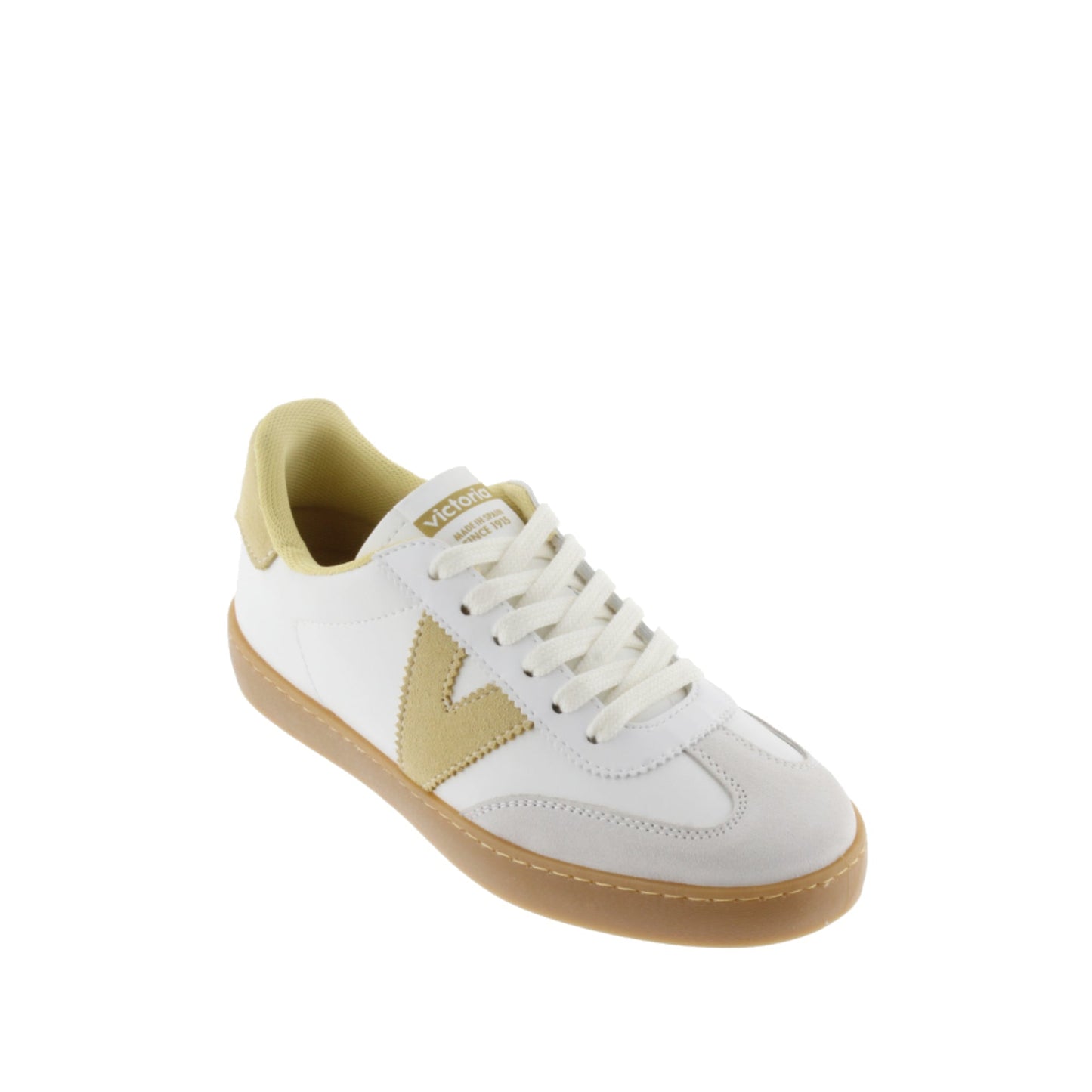 Victoria Berlin Cyclist Leather Effect &amp; Wheat Suede