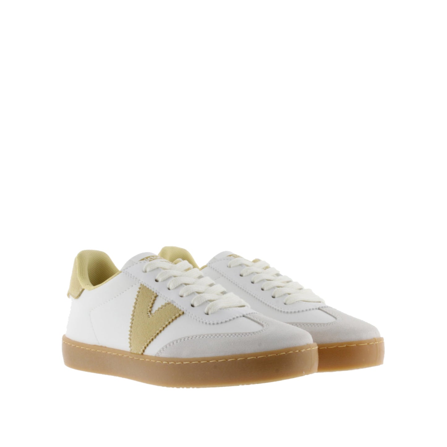 Victoria Berlin Cyclist Leather Effect &amp; Wheat Suede