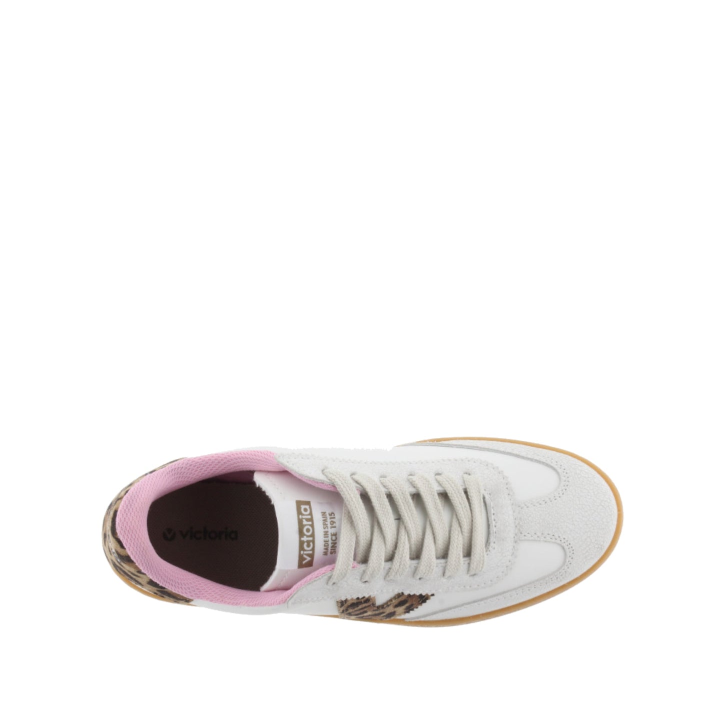 Victoria Berlin Leather Effect &amp; Ice Leopard Suede