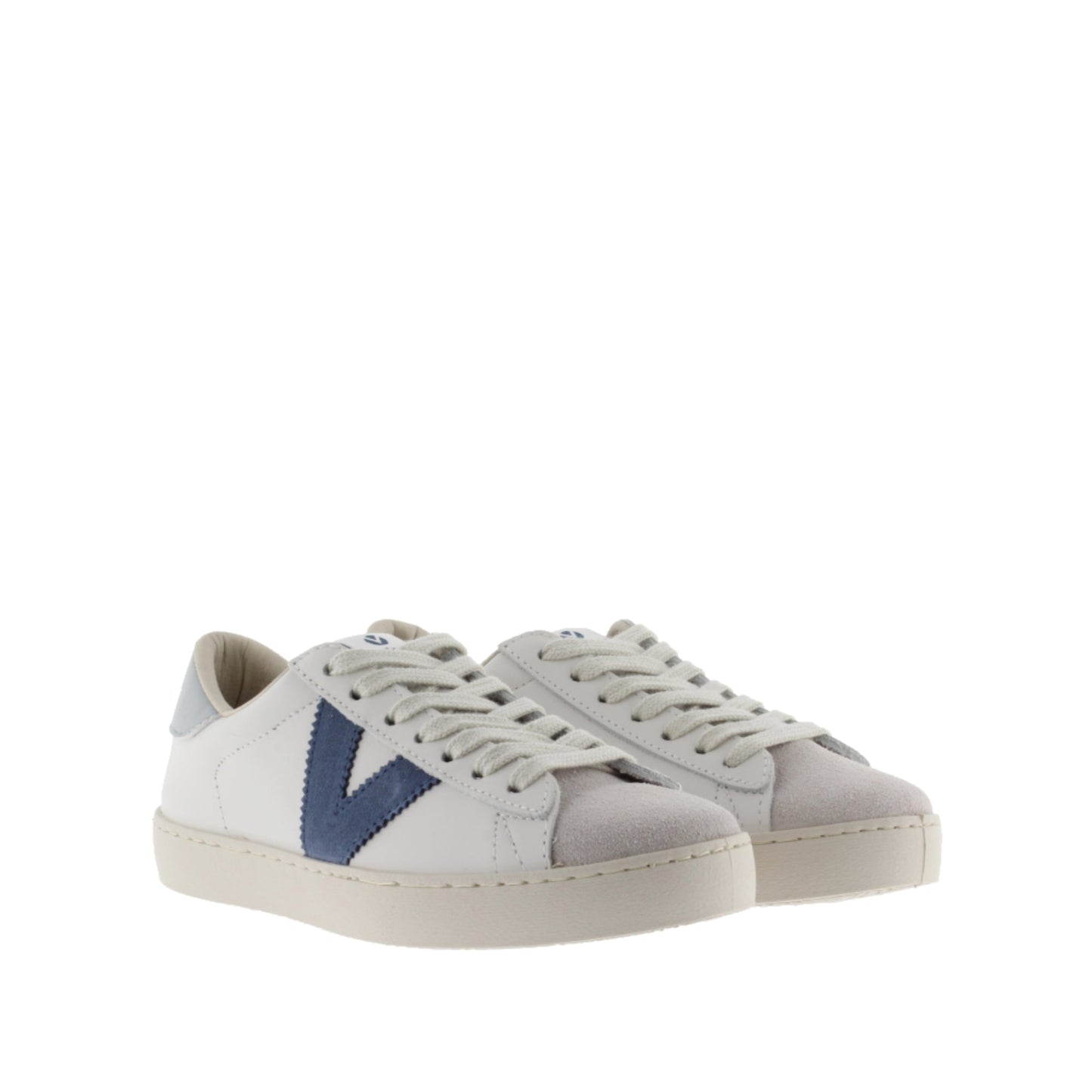 Victoria Berlin Cuir et Daim Bleu