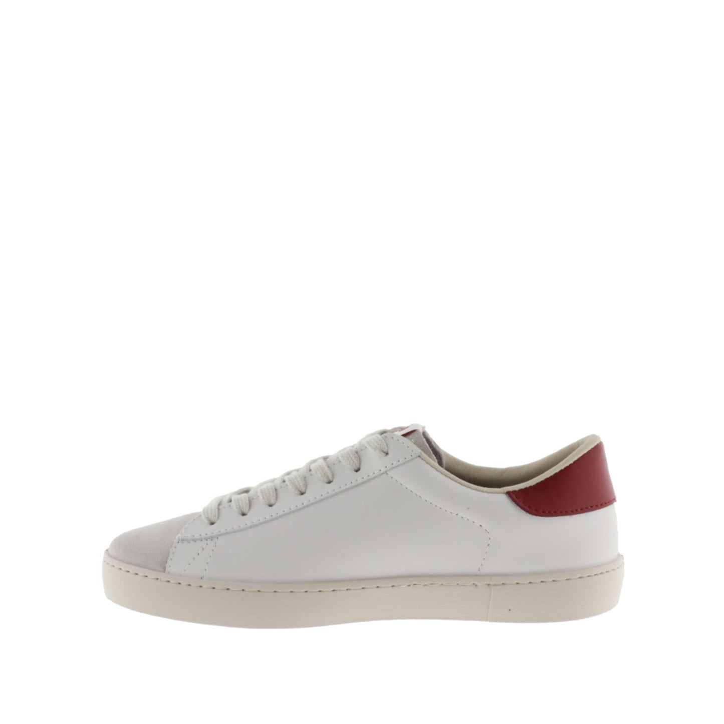 Victoria Berlin Cuir et Daim Carmin