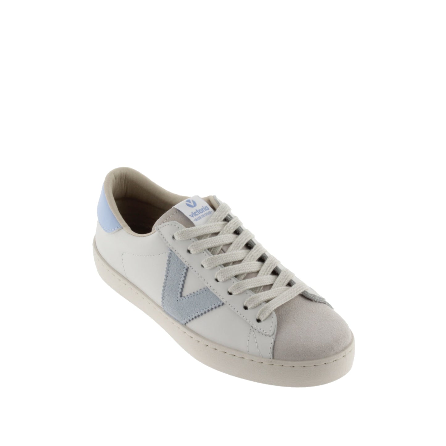 Victoria Berlin Cuir et daim bleu clair