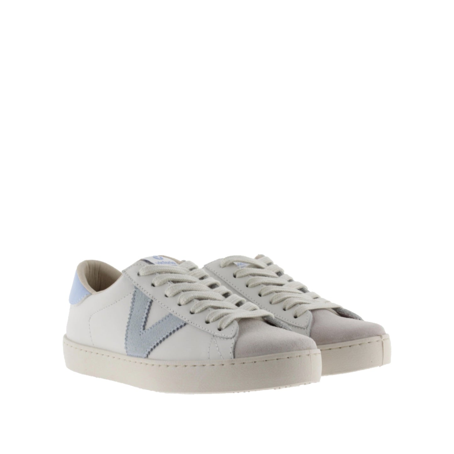 Victoria Berlin Cuir et daim bleu clair