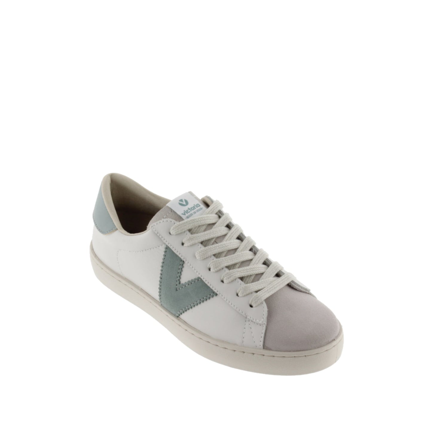 Victoria Berlin Cuir et Daim Jade