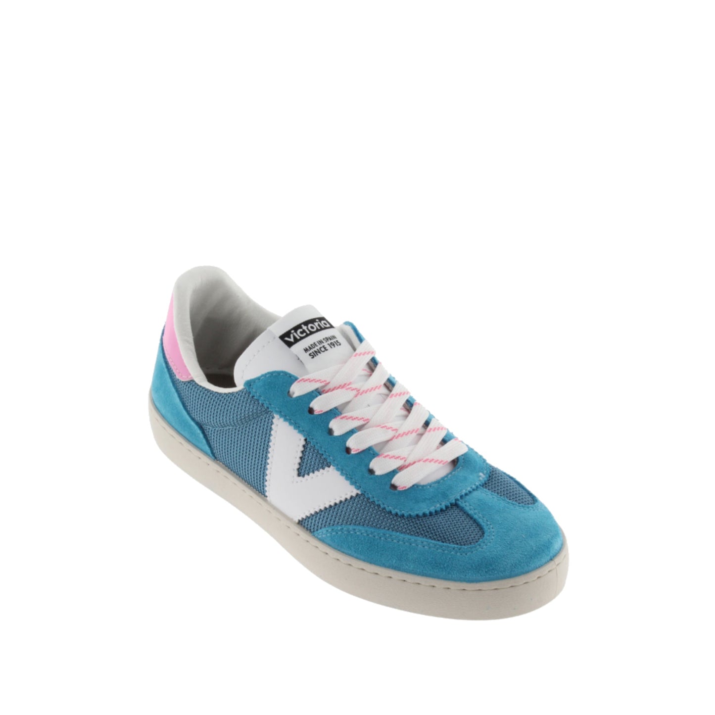 Victoria Berlin Mesh &amp; Turquoise Split Leather