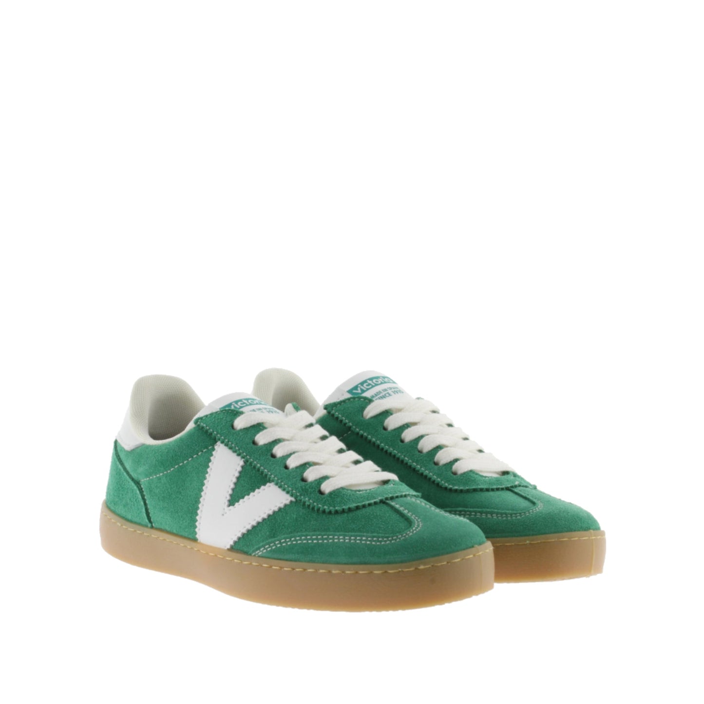 Victoria Berlin Green Retro Suede