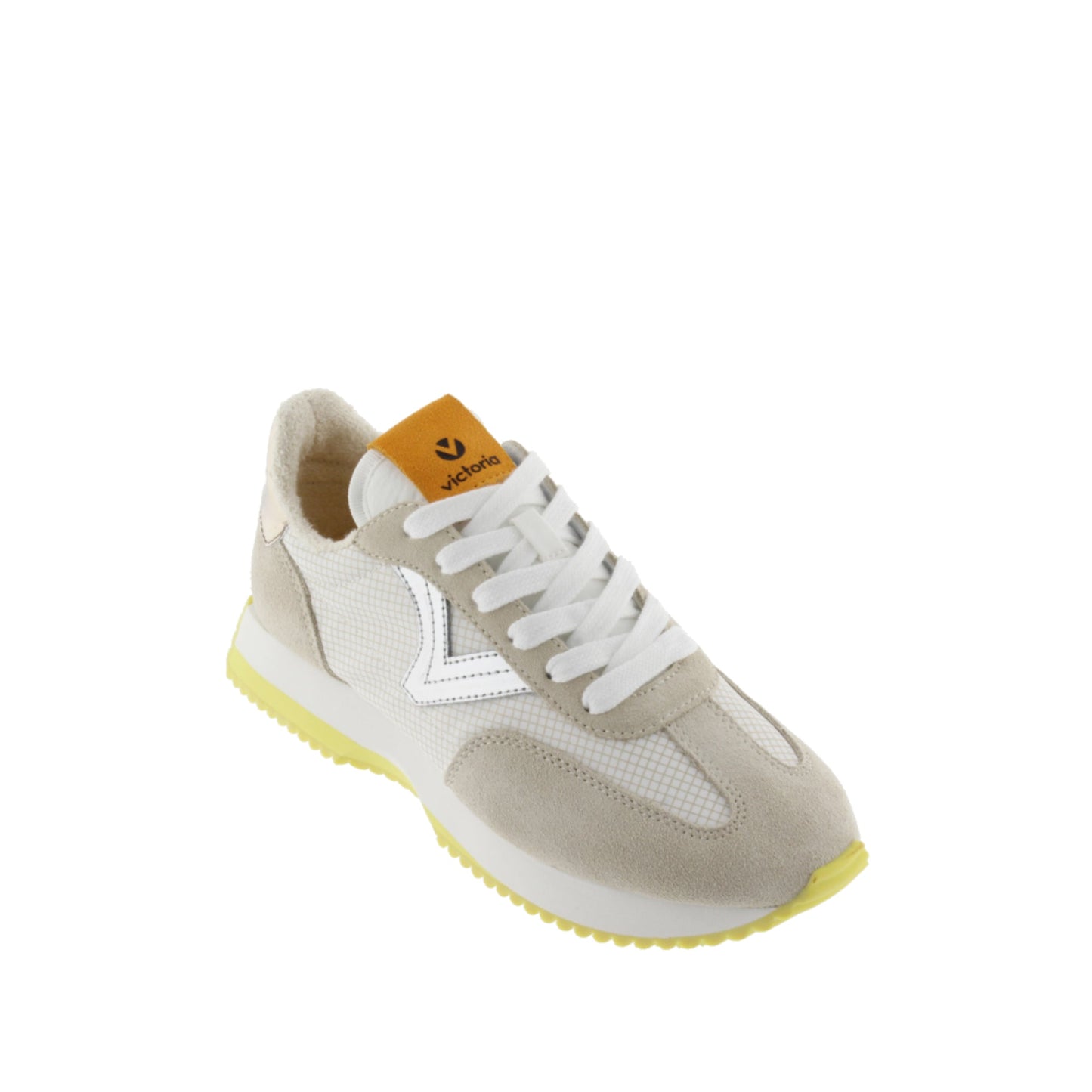 Victoria COSMOS DAIM &amp; NYLON MÉTAL BEIGE