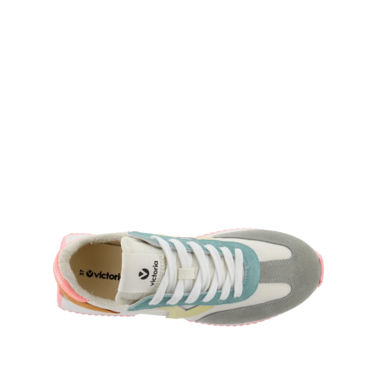 Victoria COSMOS DAIM MULTICOLORE ET NYLON CORAIL
