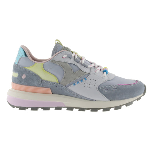 Victoria Luna Nylon et daim bleu