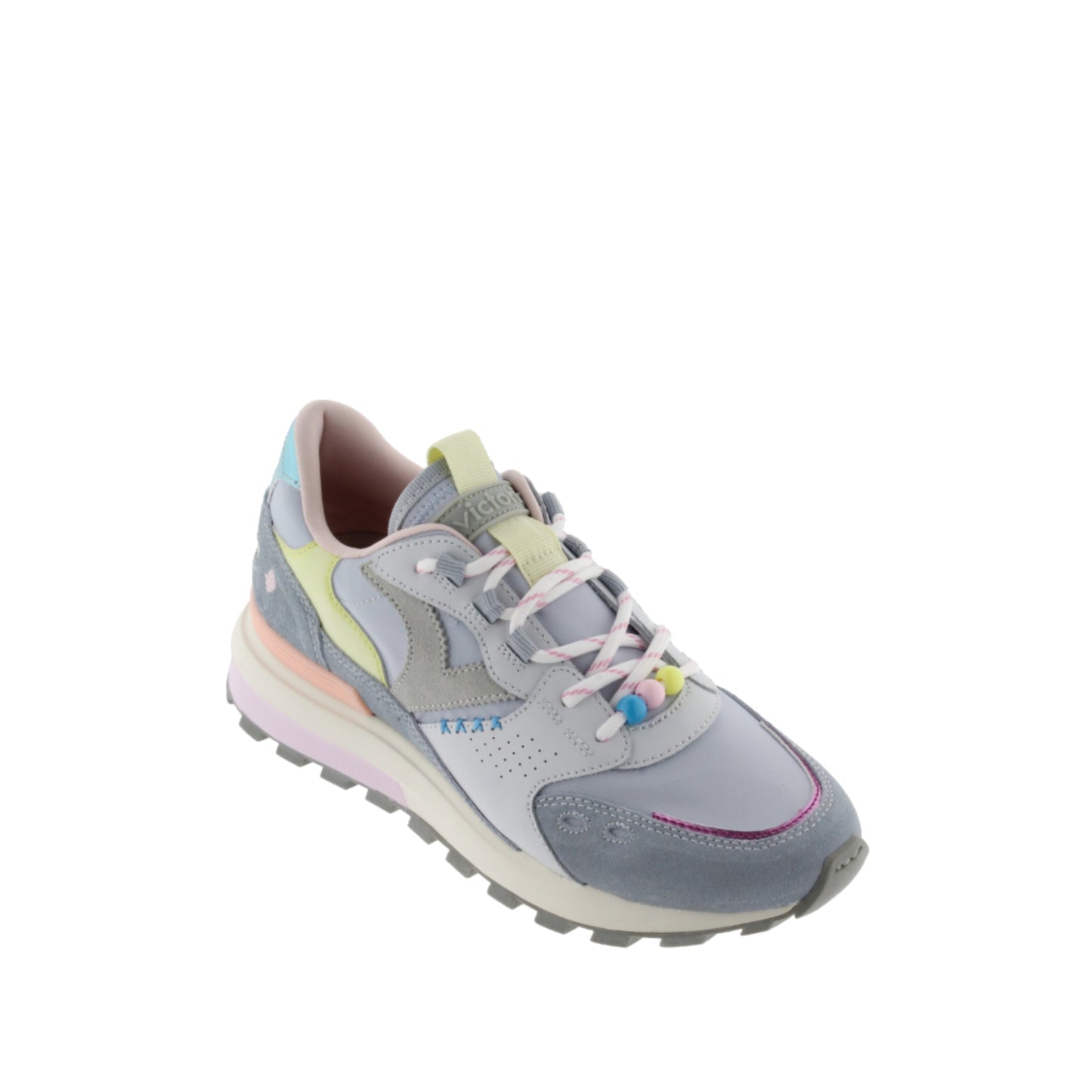 Victoria Luna Nylon et daim bleu