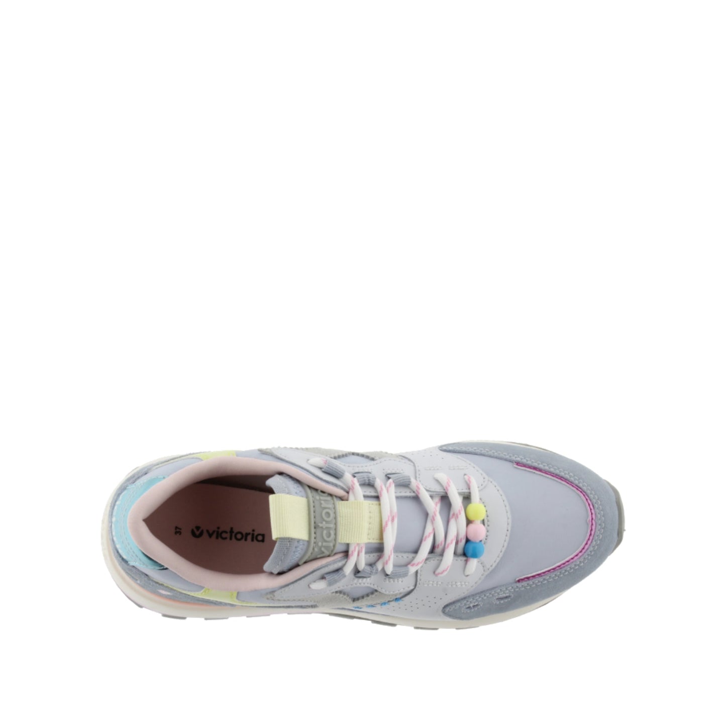 Victoria Luna Nylon et daim bleu