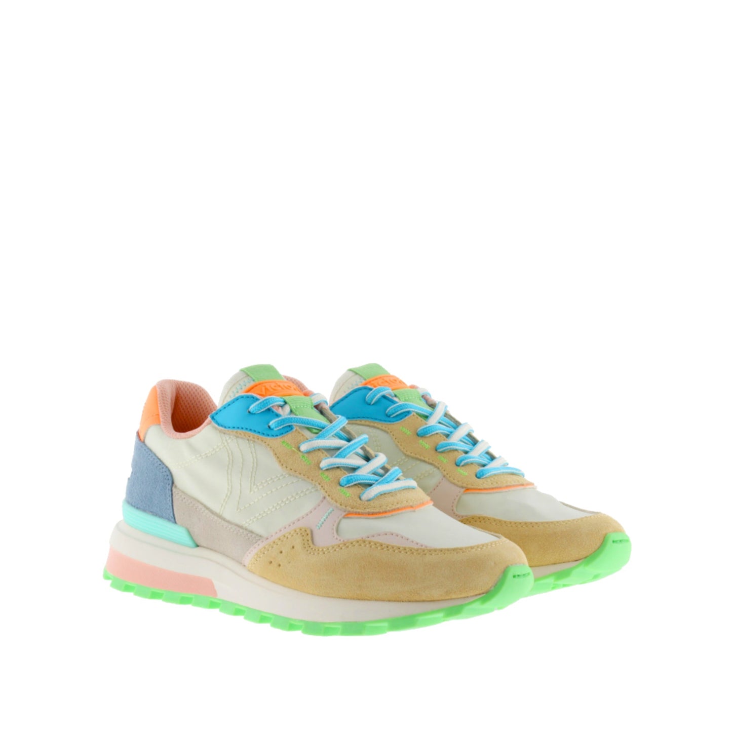 Victoria Luna Nylon et daim multicolore Ice