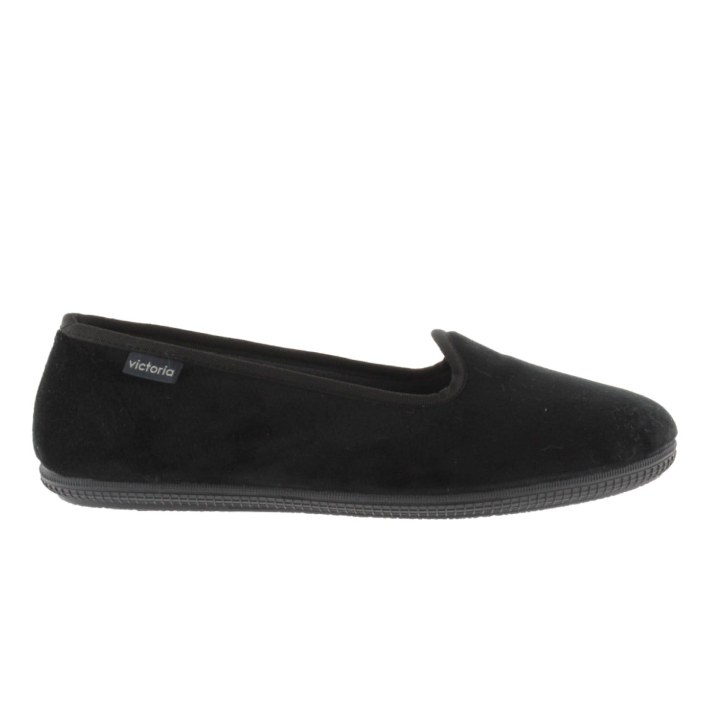 Victoria ODA SLIPPER TERCIOPELO NEGRO