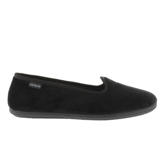 Victoria ODA SLIPPER TERCIOPELO NEGRO