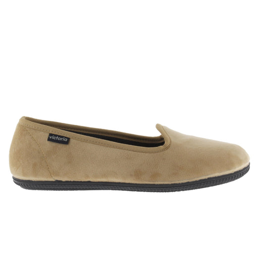 Victoria ODA SLIPPER TERCIOPELO MIEL