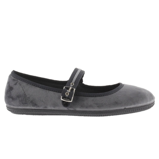 Victoria ODA MERCEDES GREY VELVET