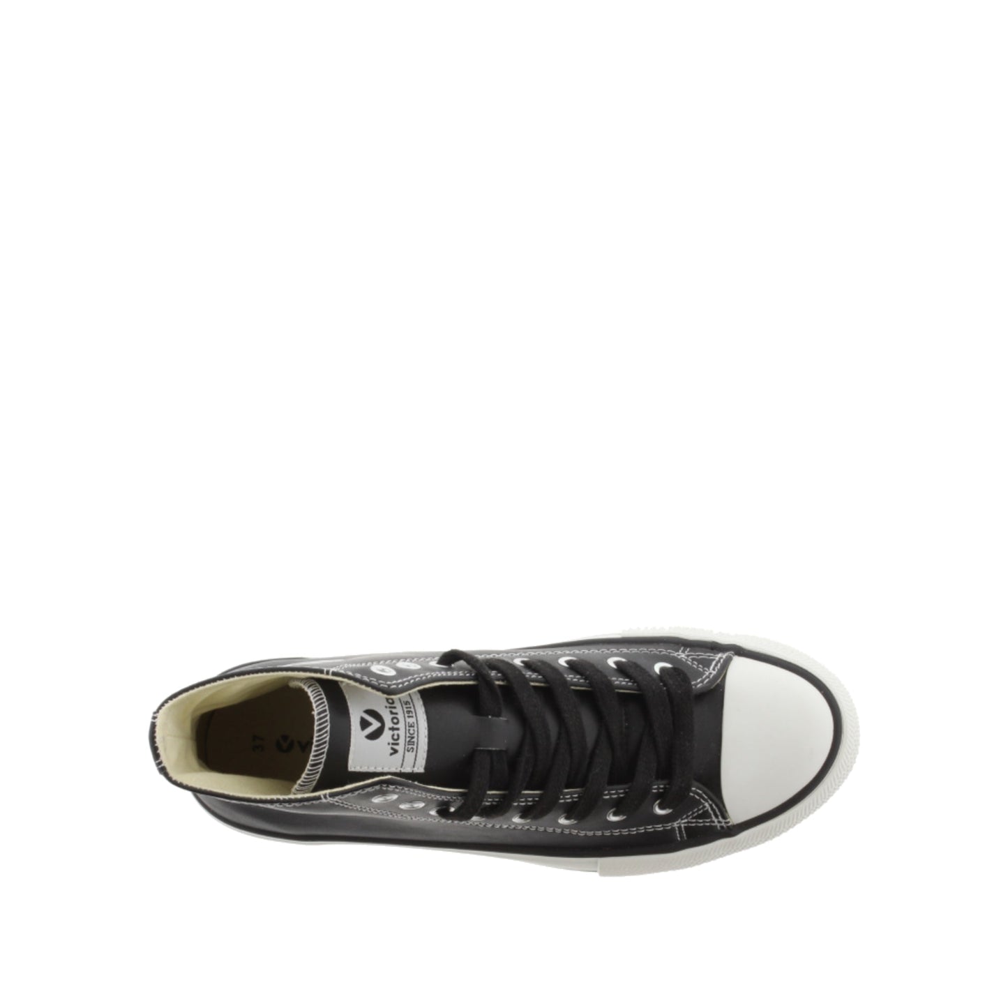 BOTTINES EFFET CUIR DOUBLE Victoria TRIBU NOIRES