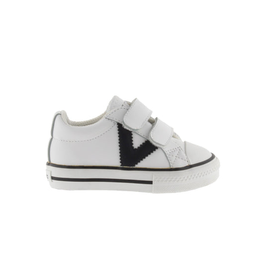 Victoria TRIBU WHITE LEATHER EFFECT STRIPS