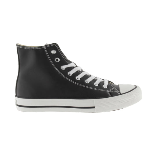 BOTTINES EFFET CUIR NOIR Victoria TRIBU