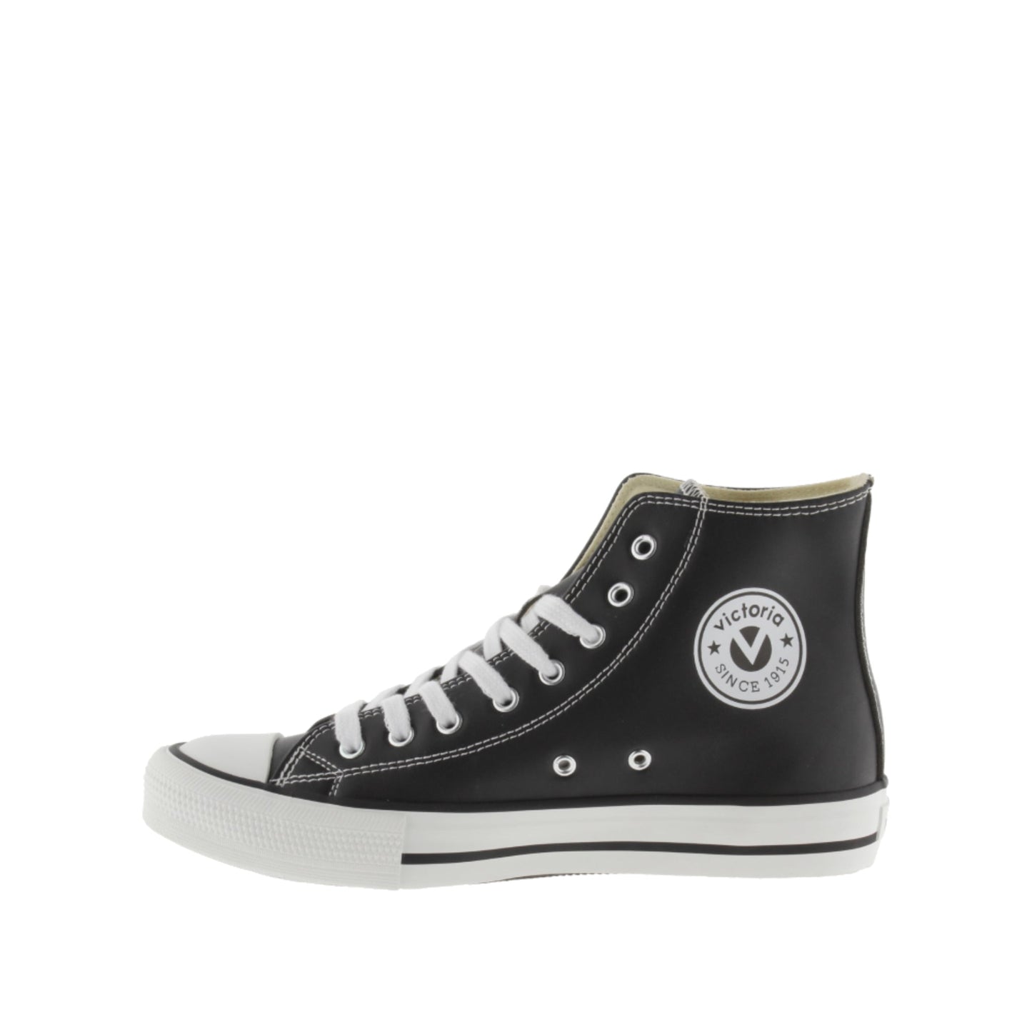 BOTTINES EFFET CUIR NOIR Victoria TRIBU