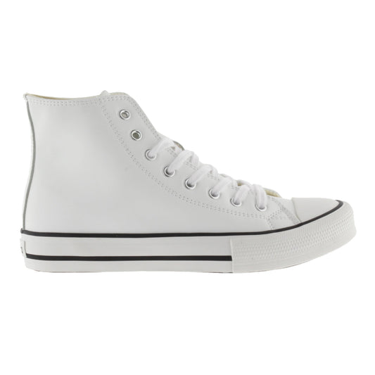 BOTTINES EFFET CUIR BLANC Victoria TRIBU