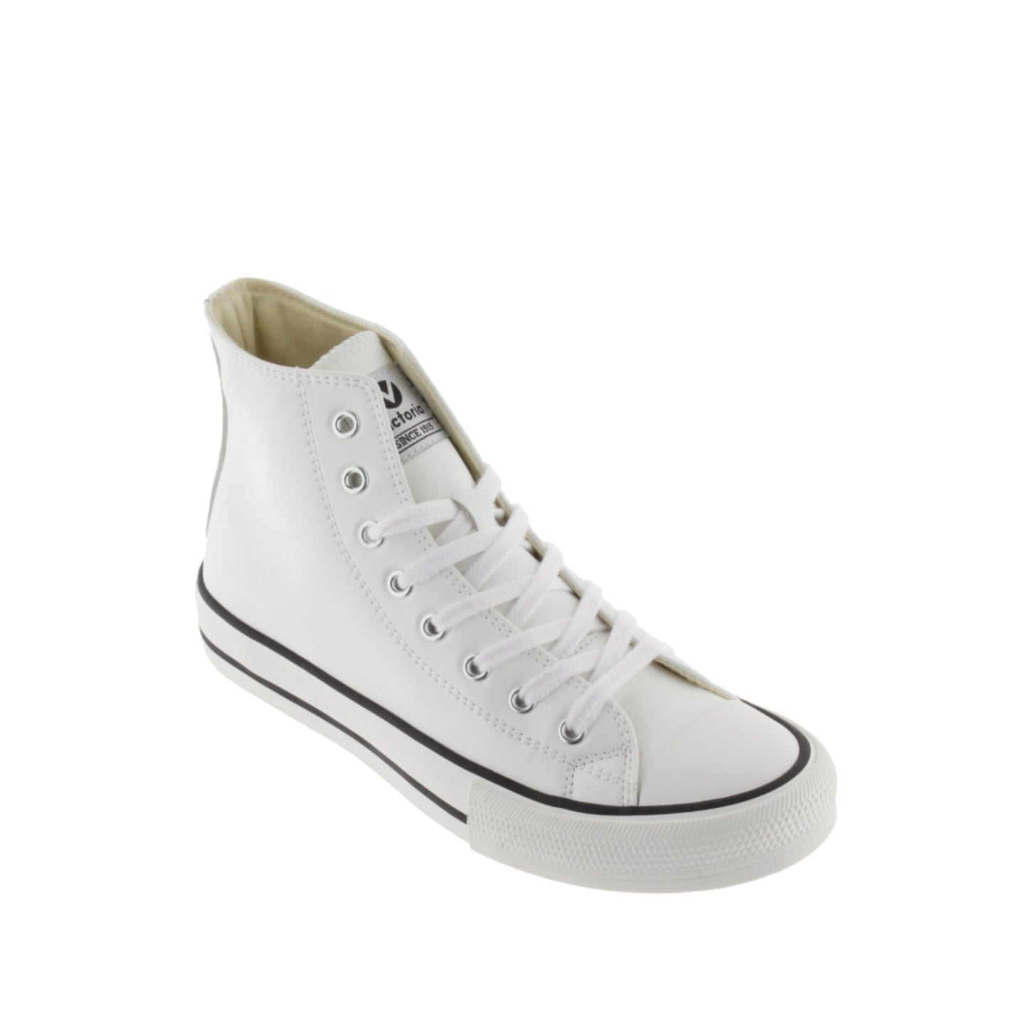 BOTTINES EFFET CUIR BLANC Victoria TRIBU