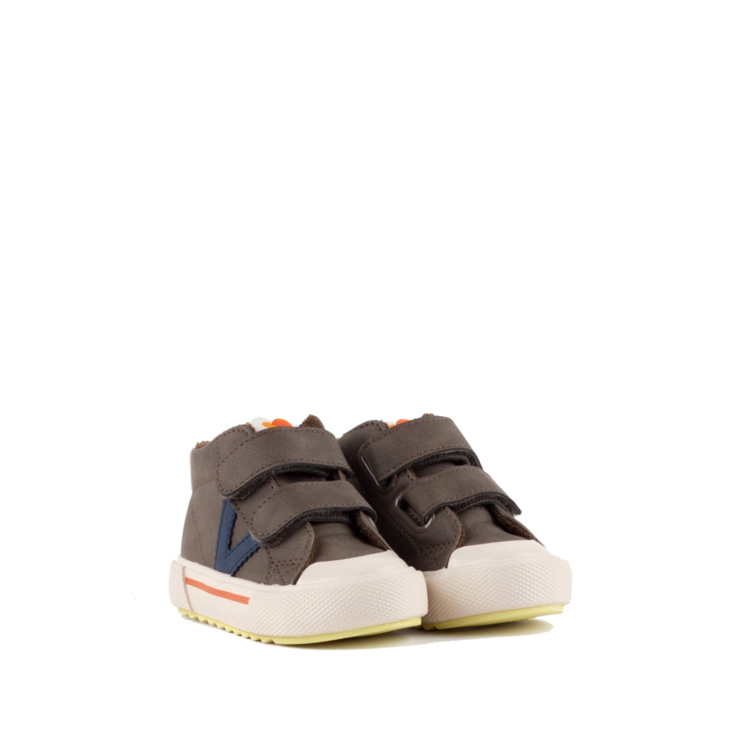Victoria TRIBU KHAKI LEATHER EFFECT STRIPS